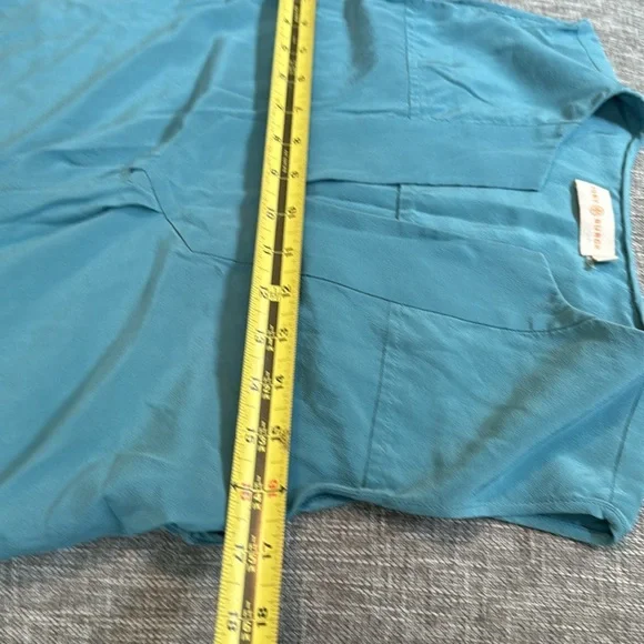 Tory Burch Womens Sleeveless Ruffle Trim Blouse Top Blue Size 4 Round Ne… - Picture 7 of 12